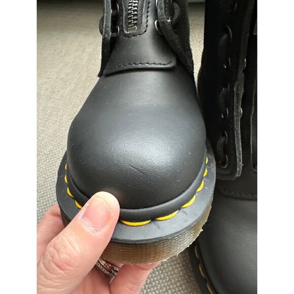 Dr Martens Women's 1460 Pascal Front Zip Boots Size US 5 - Picture 4 of 9